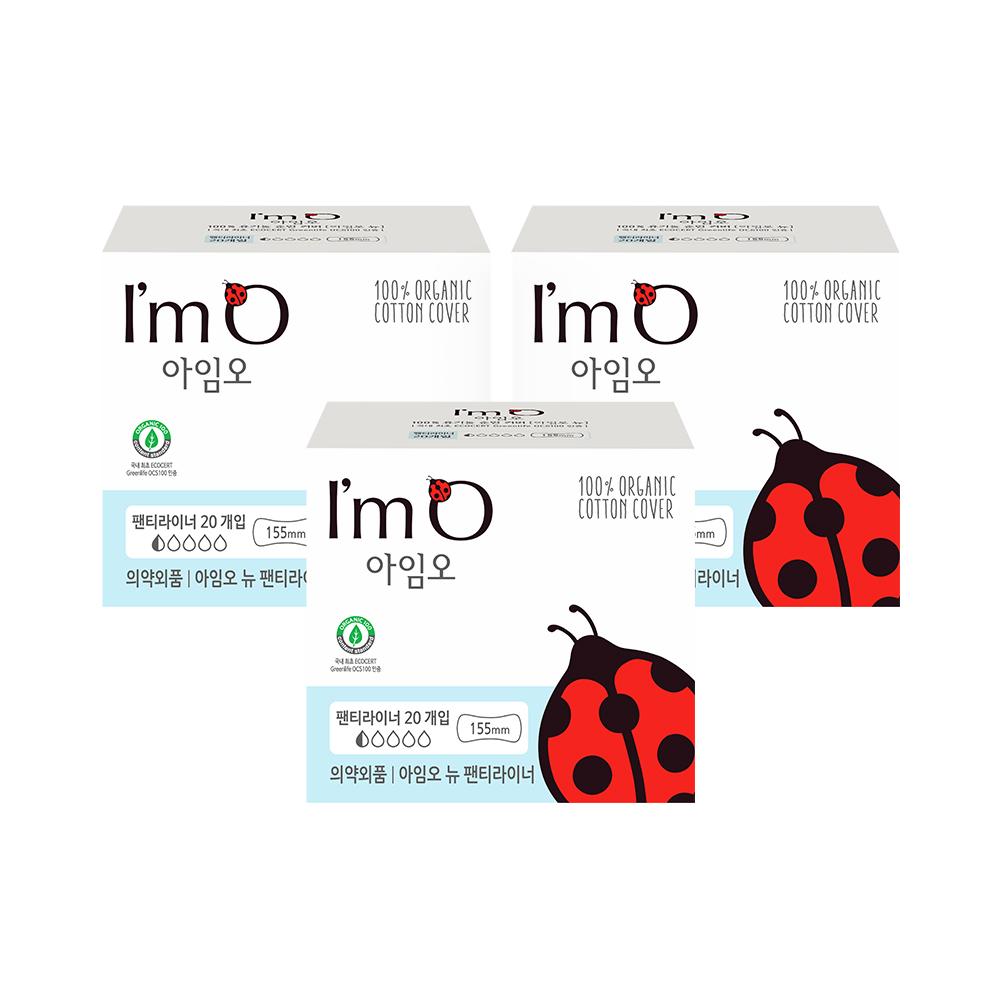 Гигиенические прокладки I'm O Wings из органического хлопка 3 упаковки, 5 видов, выберите 1 (лайнер / маленький / средний / большой / на ночь)