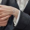 Браслет из серебра 925 пробы с разноцветными бусинами для женщин, трехслойный, геометрический, с каплями глазури, универсальное украшение, дропшиппинг