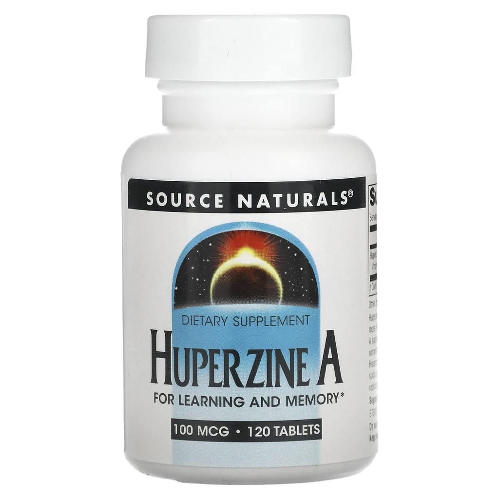 Source Naturals Huperzine A, 100 Mcg, 120 Tablets
