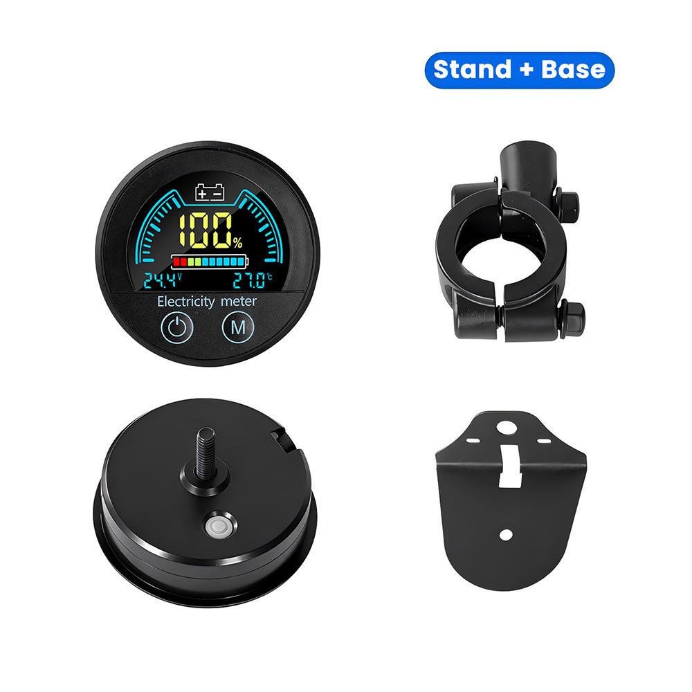 DC7-100V Digital Voltmeter Indicator 12V 24V 36V 48V 72V Waterproof Voltage Tester Battery Capacity Indicator for Car Motorcycle