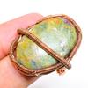 Ruby In Fuchsite Ethnic Handmade Copper Wire Wrap Jewelry Ring Size 8.5 T9B27