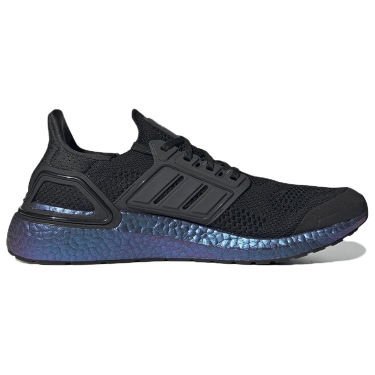 Adidas UltraBoost 19.5 DNA Black Iridescent Unisex Sneakers Core-Black Boost-Blue-Violet-Metallic H06275