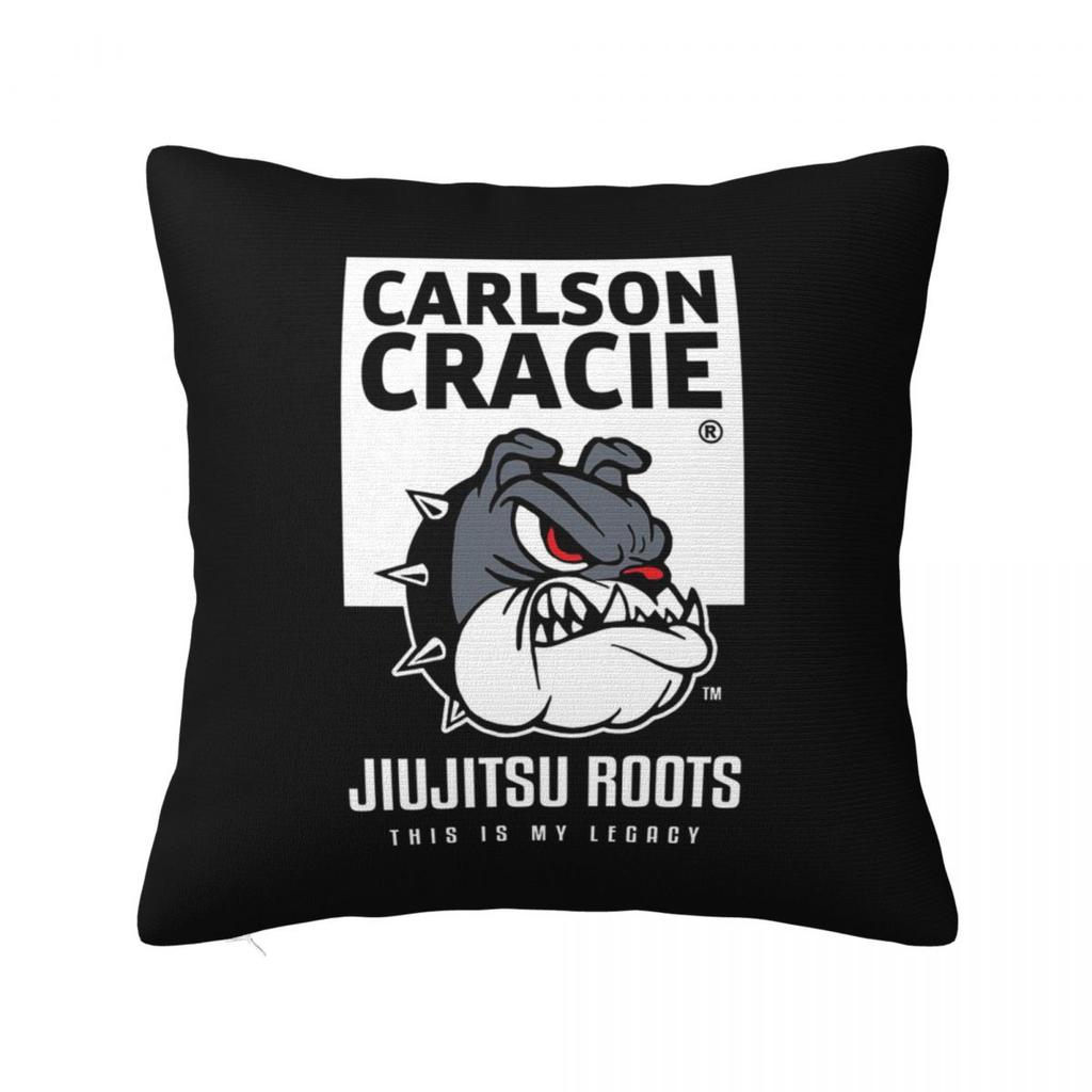 Carlson Gracie Логотип Команда Джиу-Джитсу Квадратная Наволочка Чехол для Подушки Наволочка Чехол для Декоративной Подушки для Дома Спальни Автомобиля