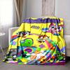 1 шт. Плед с уютным принтом персонажей Unikitty, легкий теплый фланелевый плед для дивана, кровати, гостиной