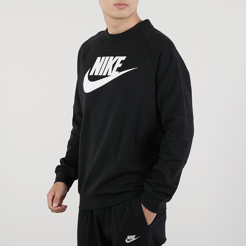 Nike Casual Sports Running Training Round Neck Black Men's CU4474-010