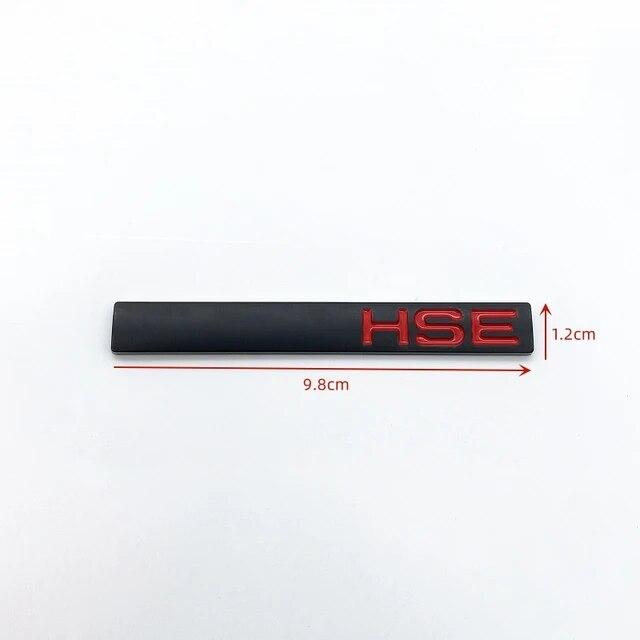 3D ABS буквы HSE Edition эмблема для Land Rover, значок багажника автомобиля, наклейка с логотипом, хром, серебристый, черный, красный