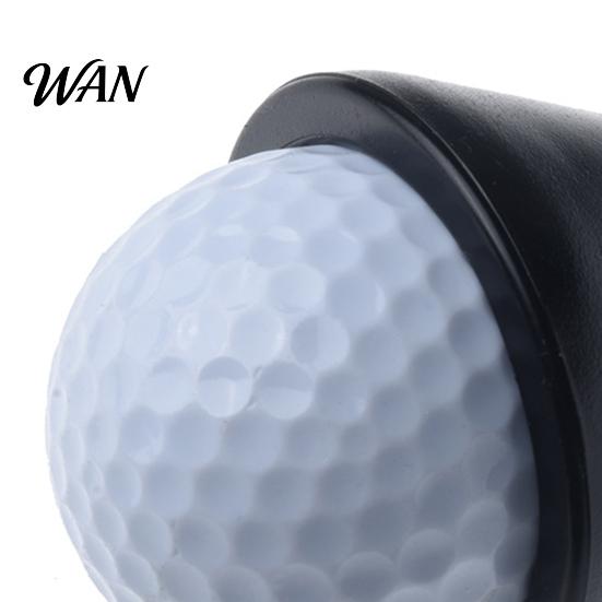Portable Golf Ball Picker Black Rubber Retriever, Grabber Suction Cup, Tool Putter Grip Upper Tool, Accessories Retriever Cup