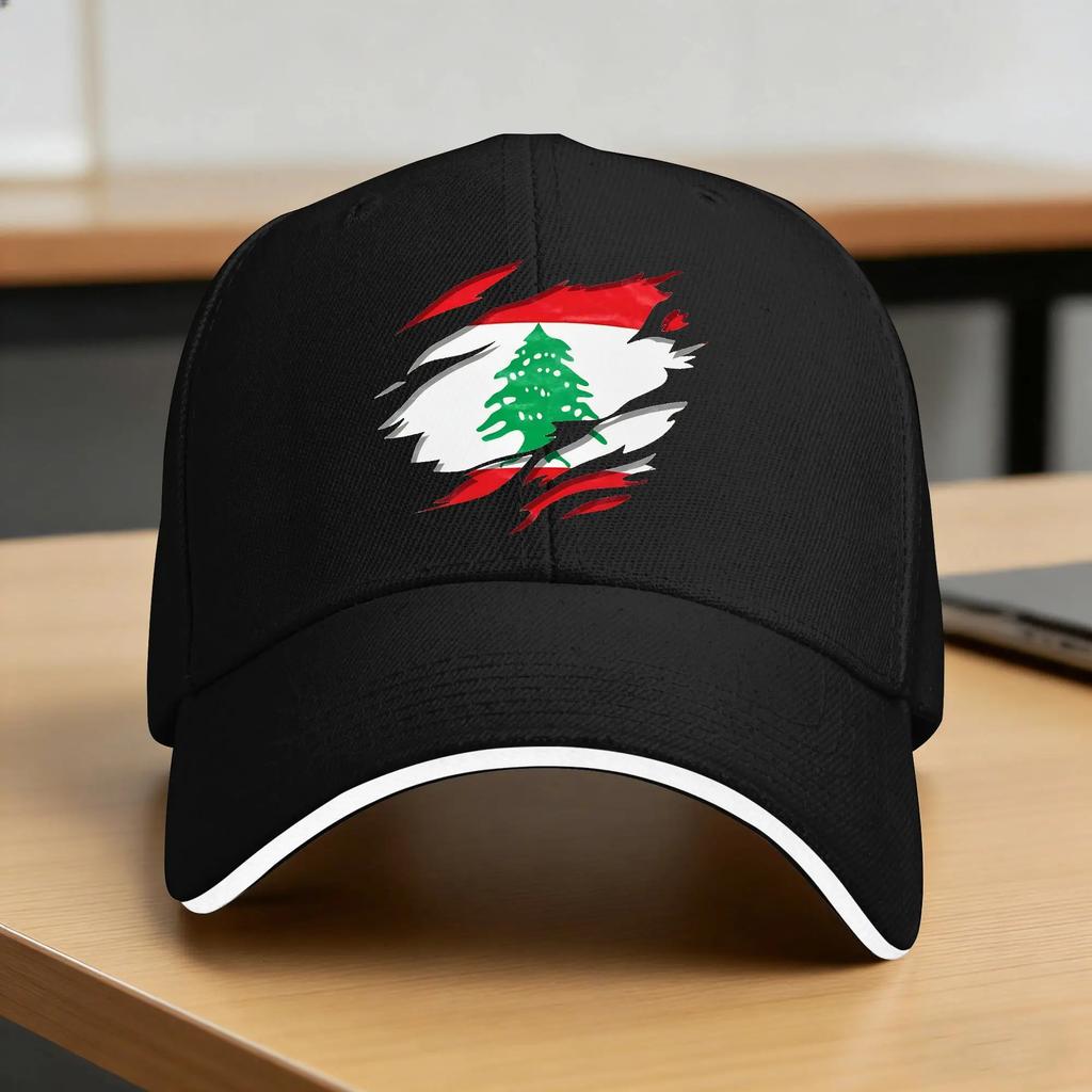 Lebanon In Arabic Baseball Cap Yk Cool Trucker Hat Summer Unisex Women Outdoor Gym Baseball Caps