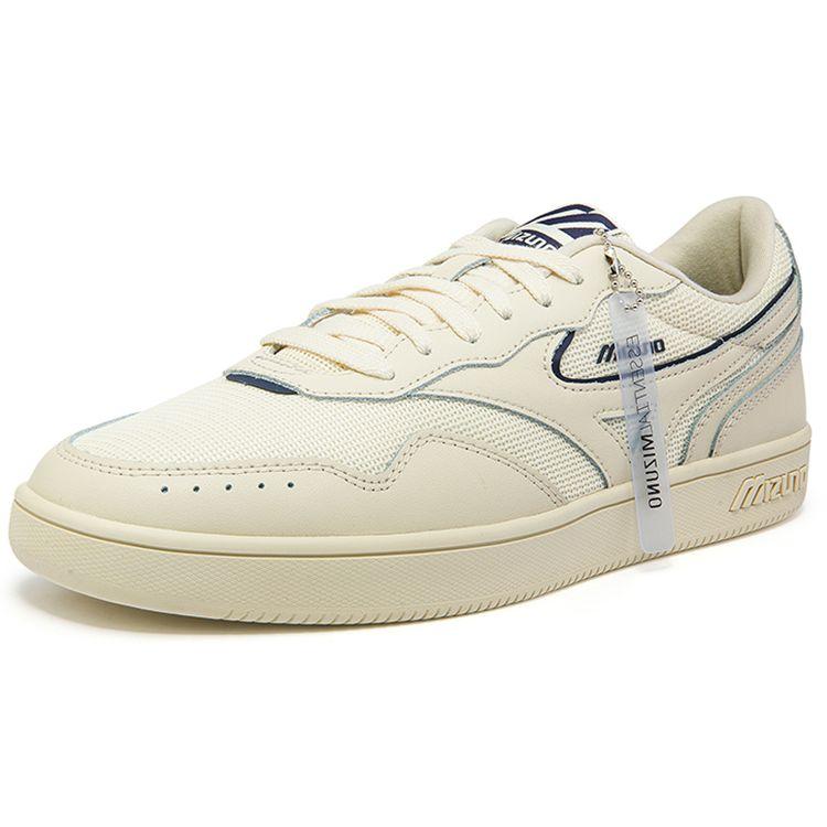 Mizuno Кеды Court Lite Essential Ткань Кожа Повседневные Нескользящие Прочные Легкие Низкие Кроссовки Унисекс Кроссовки Песочно-Синие D1GH221801