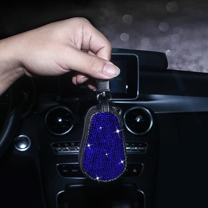 Шикарный чехол для автомобильного ключа, держатель для ключей, брелок со стразами, аксессуары для салона автомобиля для женщин, для Benz Bmw F10 Bmw F30