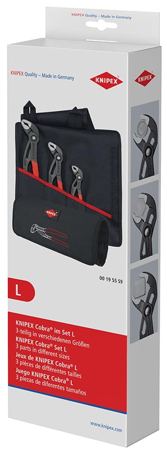 KNIPEX Cobra Water Pump Pliers (Set of 3) 001955S9