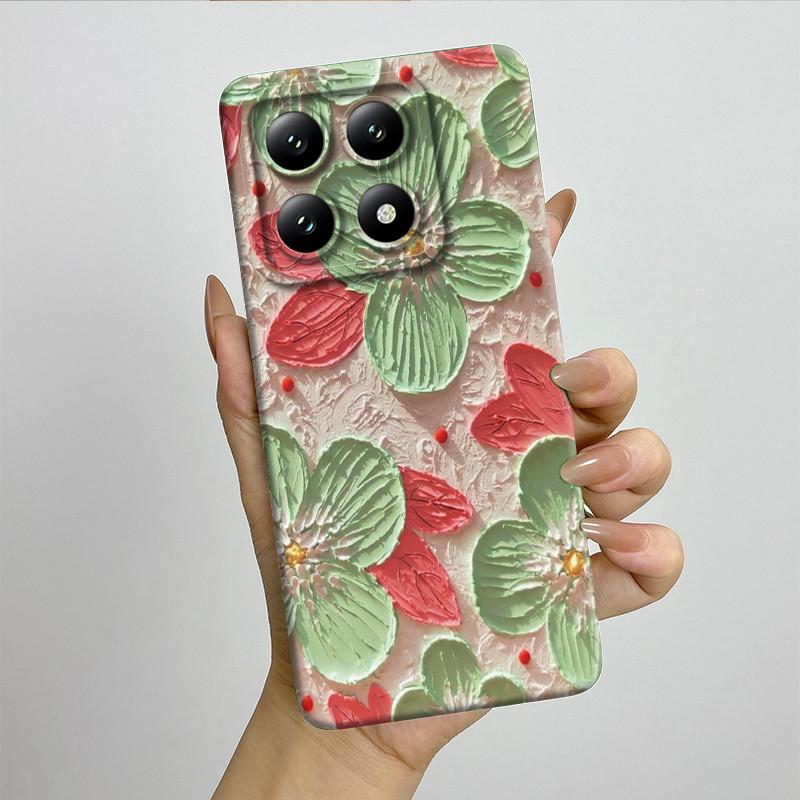 Чехол для телефона Xiaomi 14T Pro 14Tpro, мягкий силикон TPU, милый окрашенный корпус, с рисунком из мультфильма, ударопрочная защитная задняя крышка
