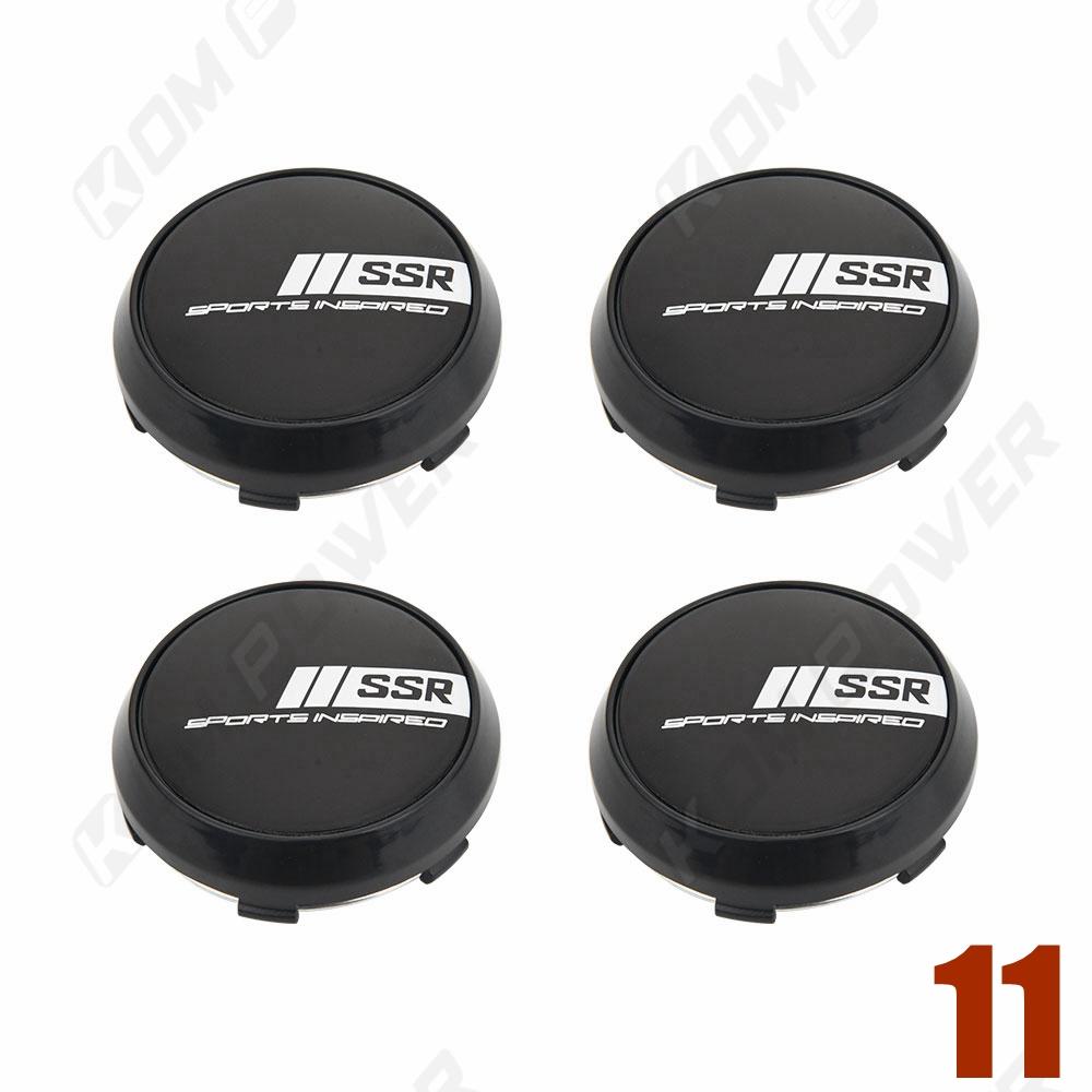 ASZ1 4PCS OD 68MM / ID 64MM Sport Wheel Center Cap XXR SSR ENKEI Racing Emblem Sticker Wheel Cover Cap Hubcaps Car Styling