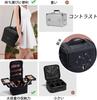 Large Capacity Cosmetic Storage Portable Makeup Storage Nail Cosmetic Box with Shoulder Strap for Travel Box, Box, Case, (Black)