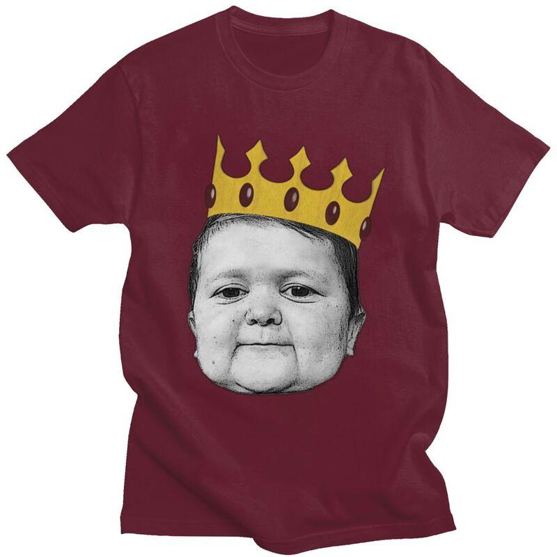 Custom Hasbulla Magomedov Crown Meme T Shirt ShortSleeve Cotton Tshirt Leisure Hasbulla Fighting Meme Tees Slim Fit Clothing