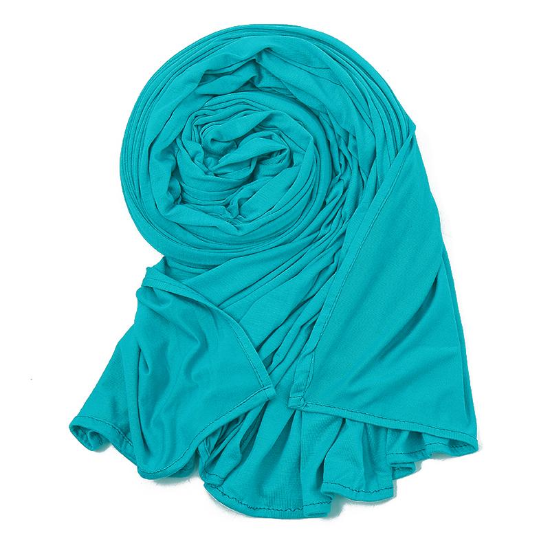 175*80cm Big Size Modal Cotton Jersey Hijab Scarf Long Muslim Shawl Plain Soft Turban Headscarf Wraps For Women Islamic Headband