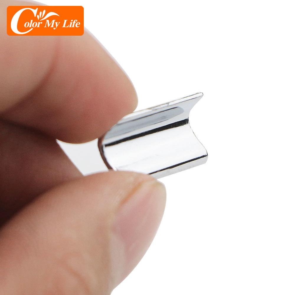 Color My Life 4Pcs/Set ABS Chrome Car Windows Lift Control Button Cover Trim Strip for Peugeot 208 GTI 2014