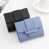 Korean Style Women's Tri-fold Candy Color Wallet & Coin Purse