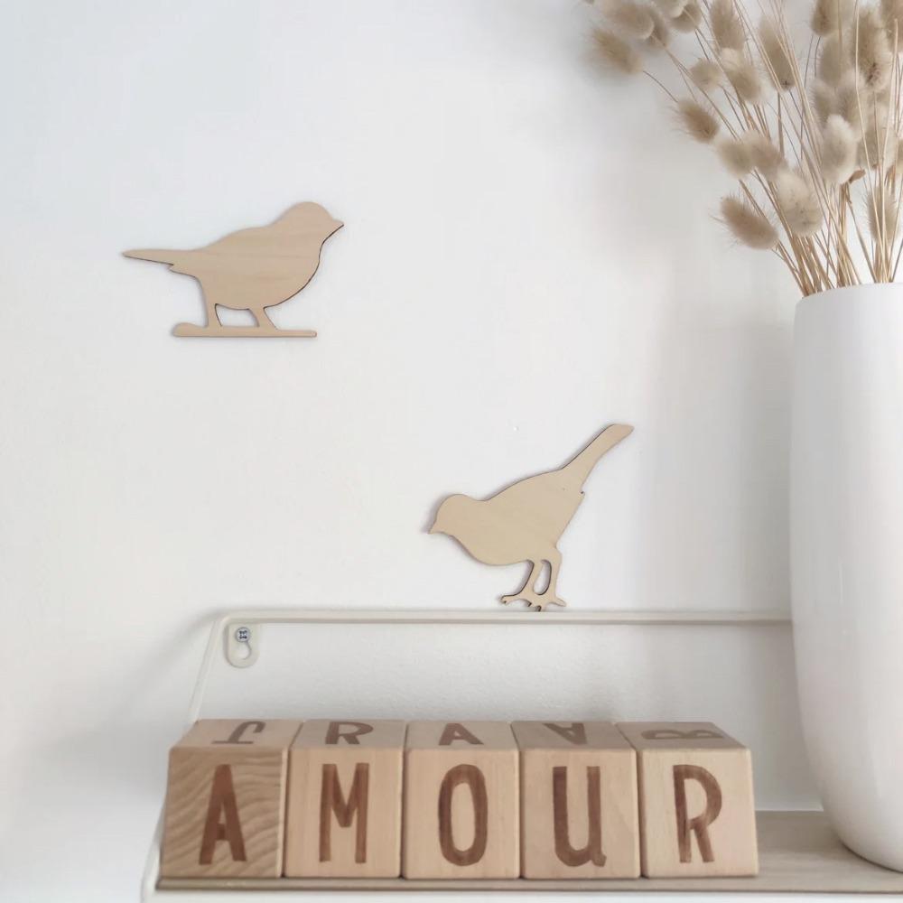 Облака Наклейки на стену Сделай сам 3D Наклейки на стену Деревянные наклейки Настенные украшения Украшение детской комнаты