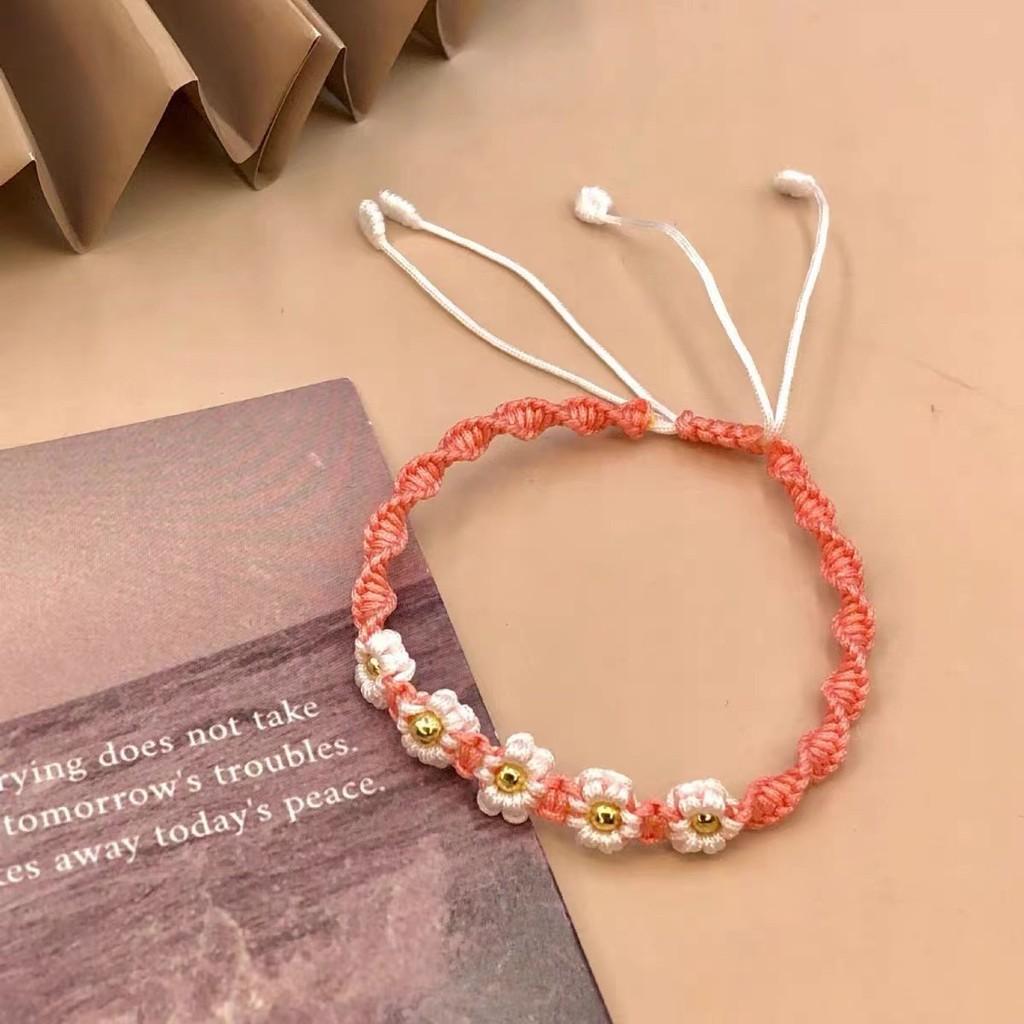 Bohemian Handcrafted Daisy Bracelet Romantic Gift For Couples And Friends