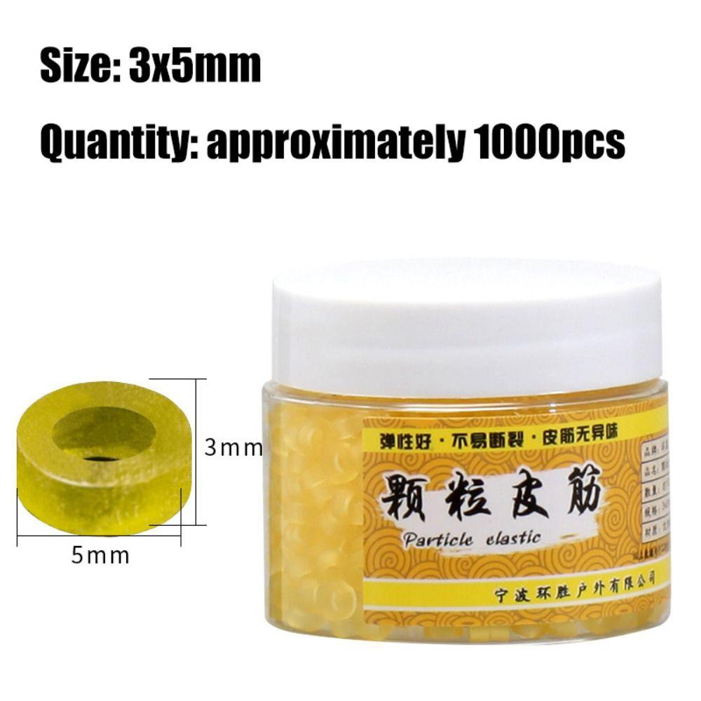 5000pcs Rubber Blood Worm Baits Elastic Band Elastic Fishing Rubber Bait Bands   Fishing Tools