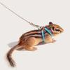 1шт. - Комплект шлейки и поводка для мелких домашних животных - надежный, удобный жилет для хомяков, мышей и белок