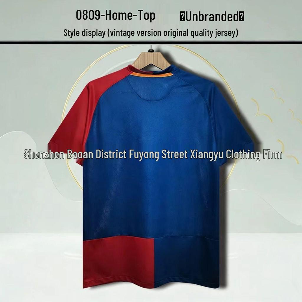 Барселона Ретро Нет. 10 Месси и Нет. 9-й памятный джерси Роналду