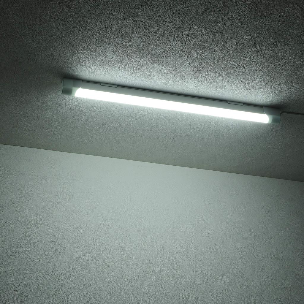 Ohm Electric LED Eco Slim Tube Light Outlet Type 10W Daylight Color 63cm OHM LT-NLET10D-HC 06-4040