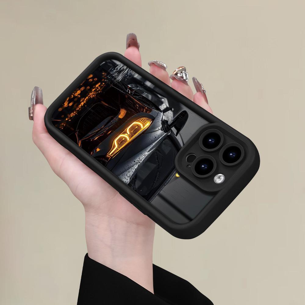 Крутой чехол для телефона с дизайном в виде автомобиля, подходит для iPhone 17 16 15 14 13 12 11 Pro/Max/Plus, противоударная задняя крышка