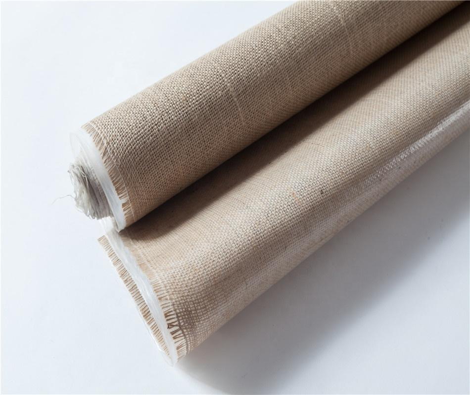 PE Laminated Burlap Jute Fabric Waterproof Hessian Fabric for Bags