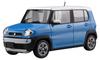 Car NEXT Series Suzuki Hustler Blue Plastic Model 1/24 No.3 (Summer Metallic)