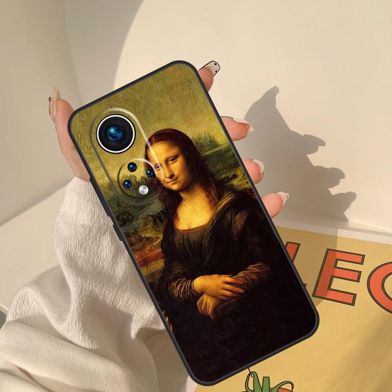 Leonardo da Vinci Mona Lisa Art Case For Honor Magic 8 Pro 5 6 7 Lite Cover For Honor 400 200 90 70 50 X8a X8b X9a X9b X9c
