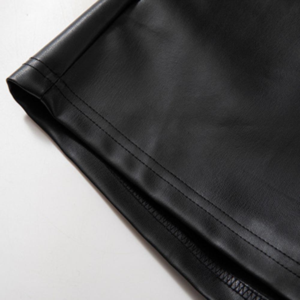 Шорты из чистой кожи черного и красного цвета с карманами 2025 лето мужские женские высокое качество желтая кулиска пляжные шорты штаны бриджи