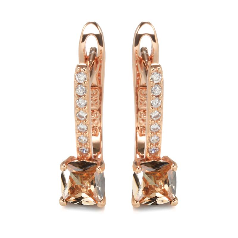 Необычные серьги-капли для женщин, серьги принцессы черного, красного, синего цвета с многоцветным камнем и цирконием, модные серьги золотого цвета для помолвки, свадебные модные украшения