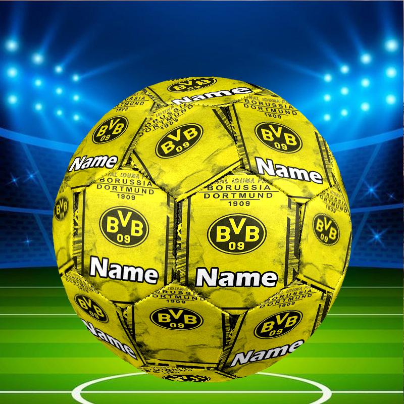 Custom Name Personalized Borussia Dortmund Print Size 5 Soccer Ball Training & Match Football, for Team, Kicking, Gift for Football