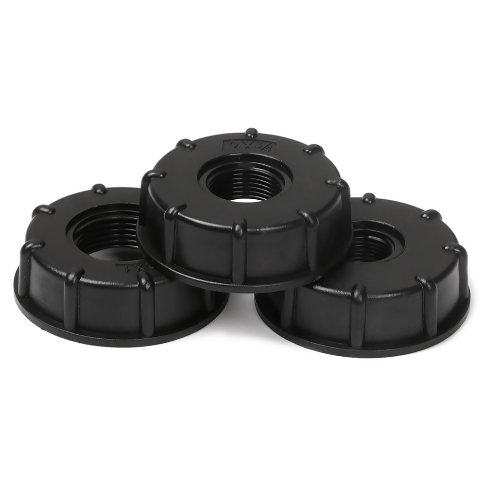 Portable 1" 3/4" 1/2" Coarse Threaded Cap Adaptor Connector IBC Tank Fittings