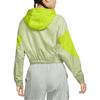 Nike Укороченные Пальто Женские Зеленые С Капюшоном Тонкие DO7259-321