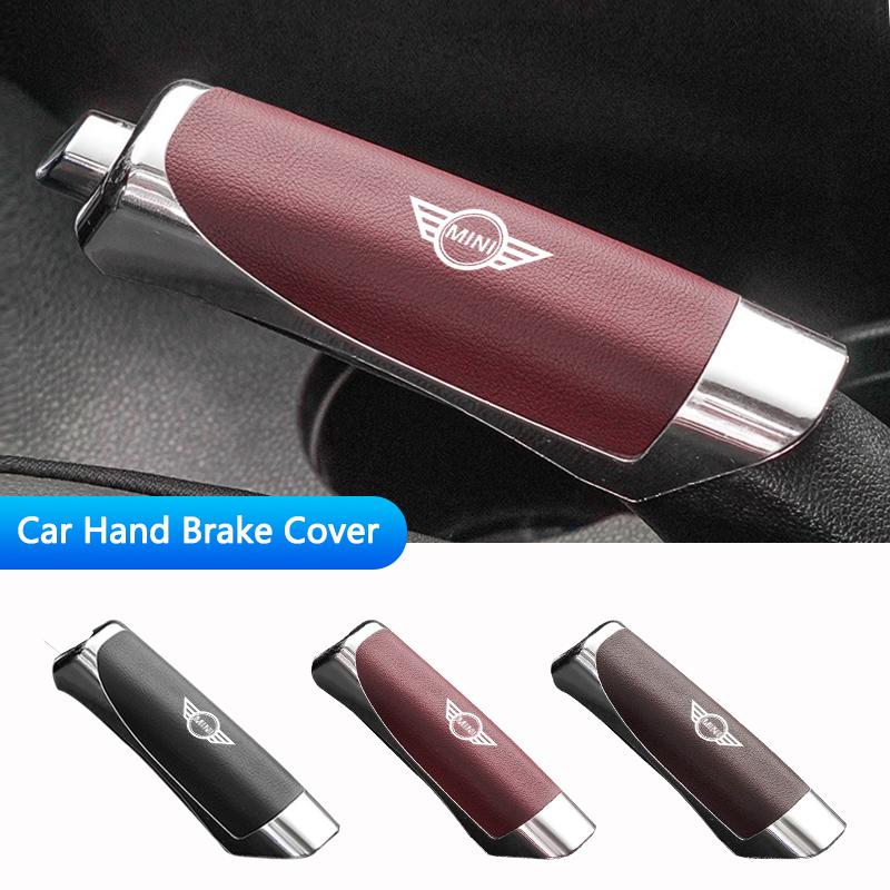 High-end Car Hand Brake Cover Handbrake Grip Protector Case For BMW MINI Cooper One S Countryman Clubman JCW Works R50 R55 R56