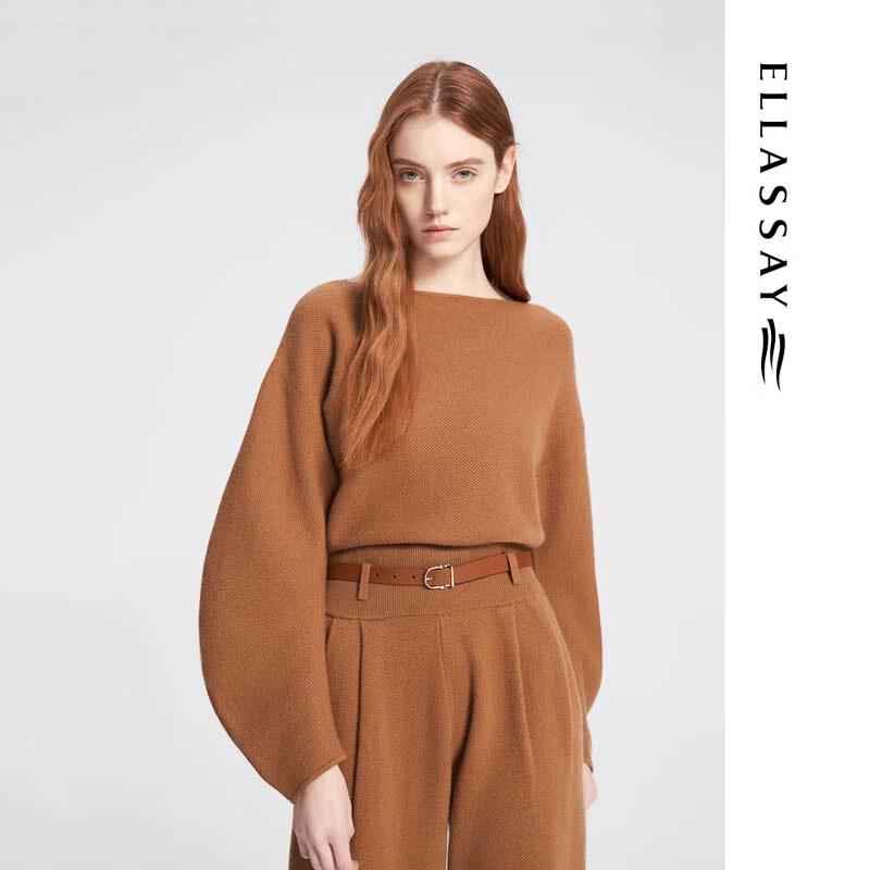 ELLASSAY Women's Elegant Design Knit Sweater