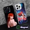 HSR Himeko Translucent MagSafe Mobile Phone Case for iPhone 17 16 15 14 13 12 11 Air Pro Max Plus Colorful Cover