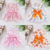 Summer Dog Cat Dress Lightweight Breathable Cute Cartoon Style Small Pets Puppy Kitten Clothes Multi-Color Floral Dresses XS-XXL Casual Outfits
