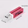 Высокоскоростной USB 2.0 кардридер 4-в-1 для карт Sony MS/SD/CF/M2