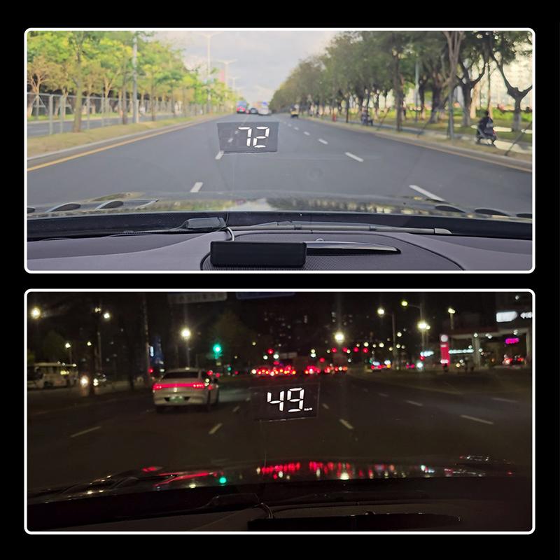 Автомобильный спидометр Hud Gps Head Up Display Цифровой измеритель скорости Проектор на лобовое стекло Для транспортных средств Грузовиков Авто Электроника Аксессуары