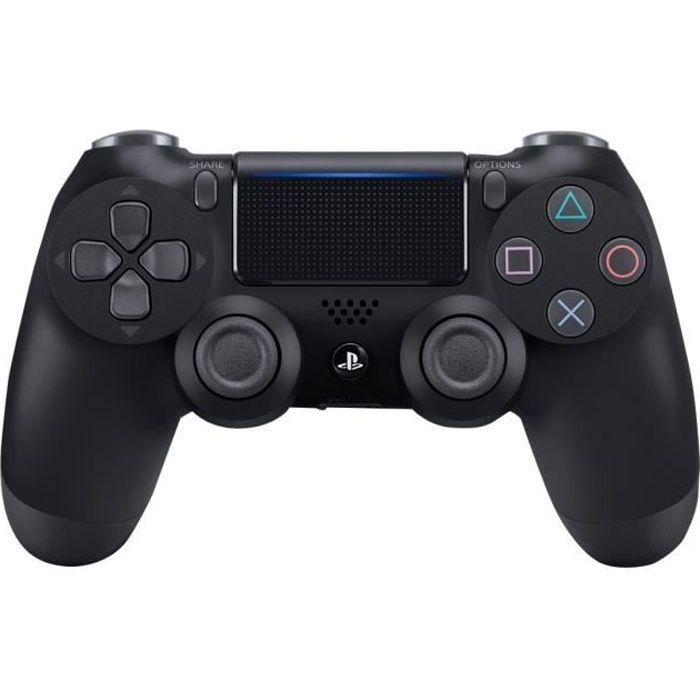 Manette de jeu - Sony - DualShock 4 v2 - Sans fil - Vibration - Noir