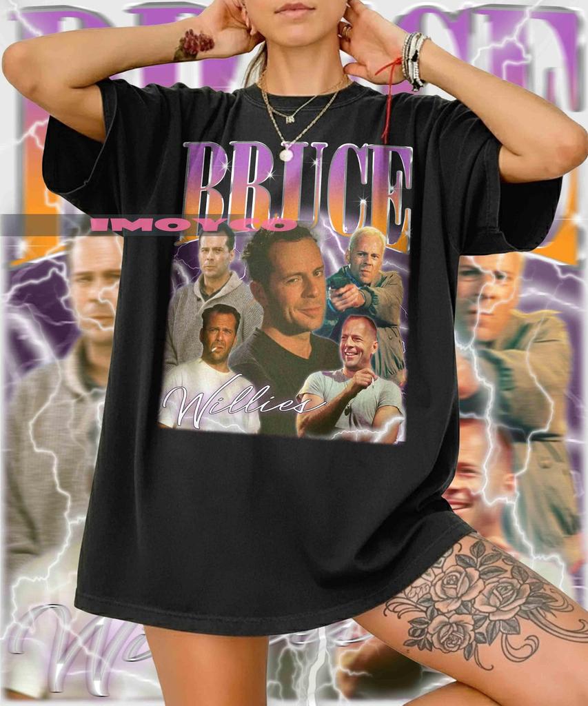 Comfort Colors Bruce Willis Vintage 90s Retro T-Shirt