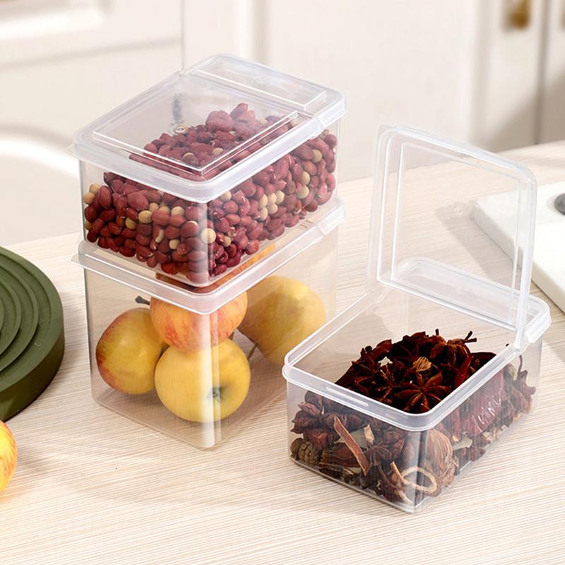 Органайзер для специй с откидной крышкой, герметичная коробка для приправ, кухонный ящик для перца, аниса и корицы, бытовой диспенсер для кухонного хранения