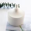 Jewelry Storage Box Silicone Molds Handmade Epoxy Resin Molds Striped Candle Jar Molds Handmade Candle Cup Molds