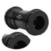 BB30 Alloy Bike Integrated Thrd Screw In Locking Bring Bottom Bracket Crankset   Accessory(Black )