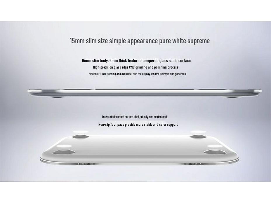 S7 Body Fat Scale: Eight-Electrode Smart Household Scale for Measuring Body Fat and Health