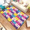 Большой ковер с рисунком животных, ковер для гостиной, спальни, украшение дивана, коврик для кухни, нескользящий напольный коврик для пикника
